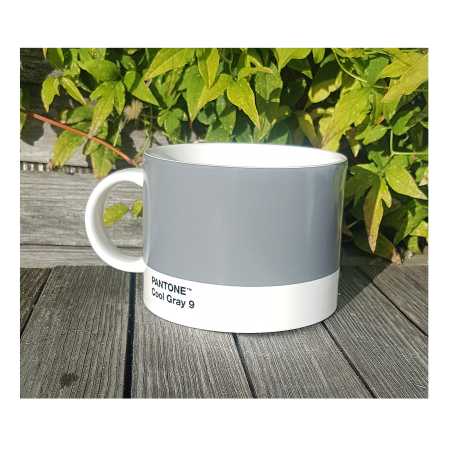 Porzellan Becher mit Pantone Farbe Cool Gray